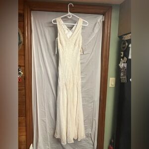 Scala beaded 100 % Silk gown NWT size M